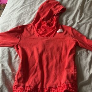 Nike Red Hoodie Sweatshirt